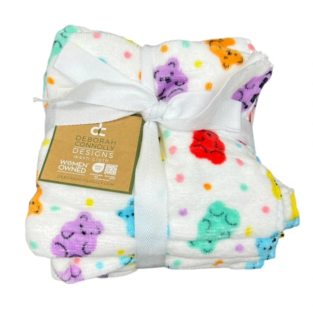 Deborah Connolly  - ‘Gummy Bears’ bath towel set. NWT.